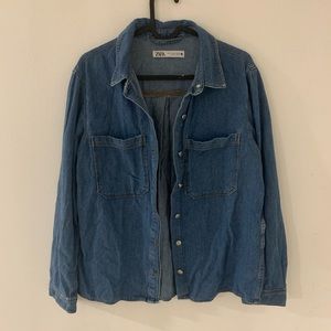 Zara BLUE DENIM JACKET